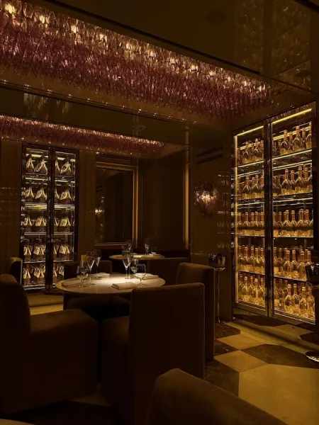 The Champagne & Caviar Bar at RH Guesthouse New York