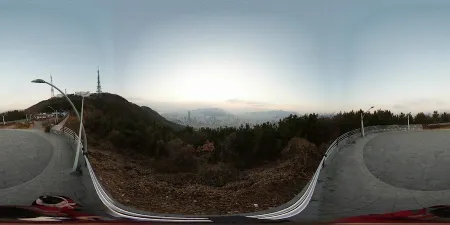 황령산 봉수대 주차장