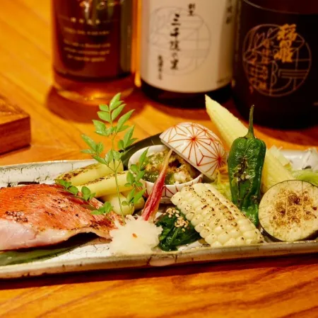Omakase Japanese Restaurant Sanzen-in no Sato The Gion Kyoto - Wagyu tempura Sushi